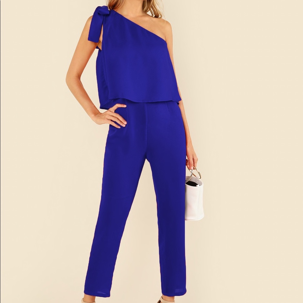 Cobalt blue jumpsuit